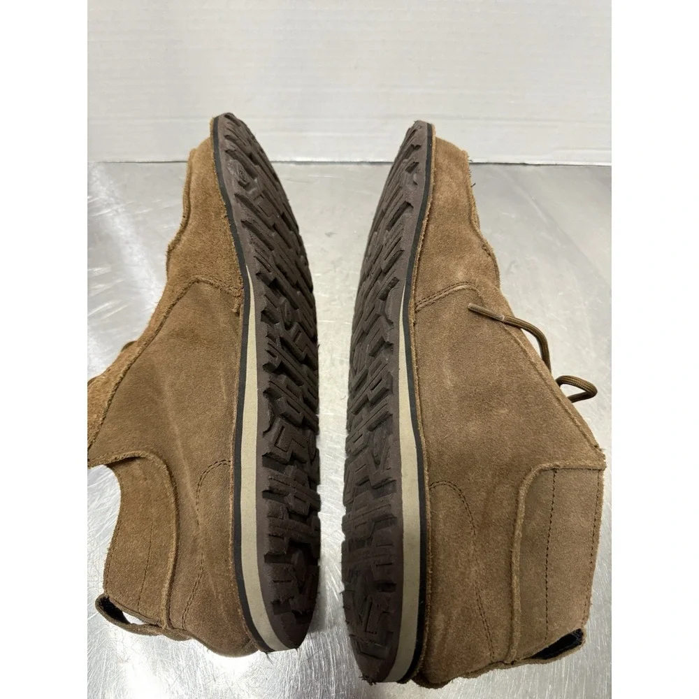 Teva ReEmber Suede Moc Shoes Men's US 12 UK 11 Brown Slip On Lace Comfort